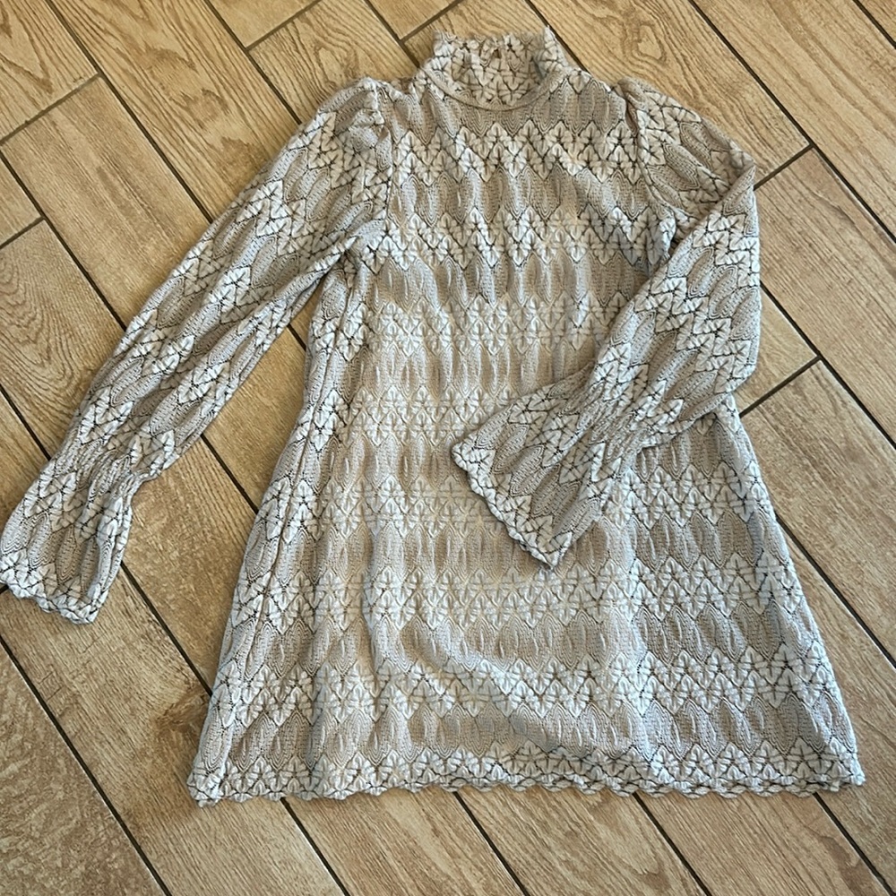 Free people lace maxi slip dress size small